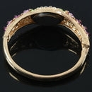 Luxury Crystal Women Watch Vogue Quartz Flower wrist band Color: Purple Z3C9