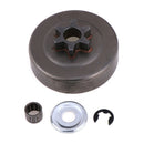 3/8 6T Clutch Drum Sprocket Washer E-Clip Kit For STIHL Chainsaw 017 018 021 3C