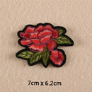 8X Red Rose Flower Embroidery Applique Cloth DIY Sewing & Iron on Patch Badge JR