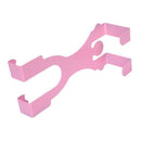 Cute Metal Over the Door Dual Hanger Hook Hat Coat Holder Popular New,Yello