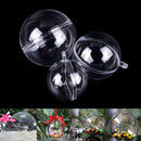 Bath bomb molds, christmas ball ornaments 3 Size with 15 set clear plastic LJ