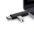 USB-C Type C/USB 3.1/Micro USB/OTG TF Card Reader for Phone Macbook Black