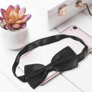 5X(Fashion Novelty Classic Mens Adjustable Wedding Tie Bowtie Black P3Z7)
