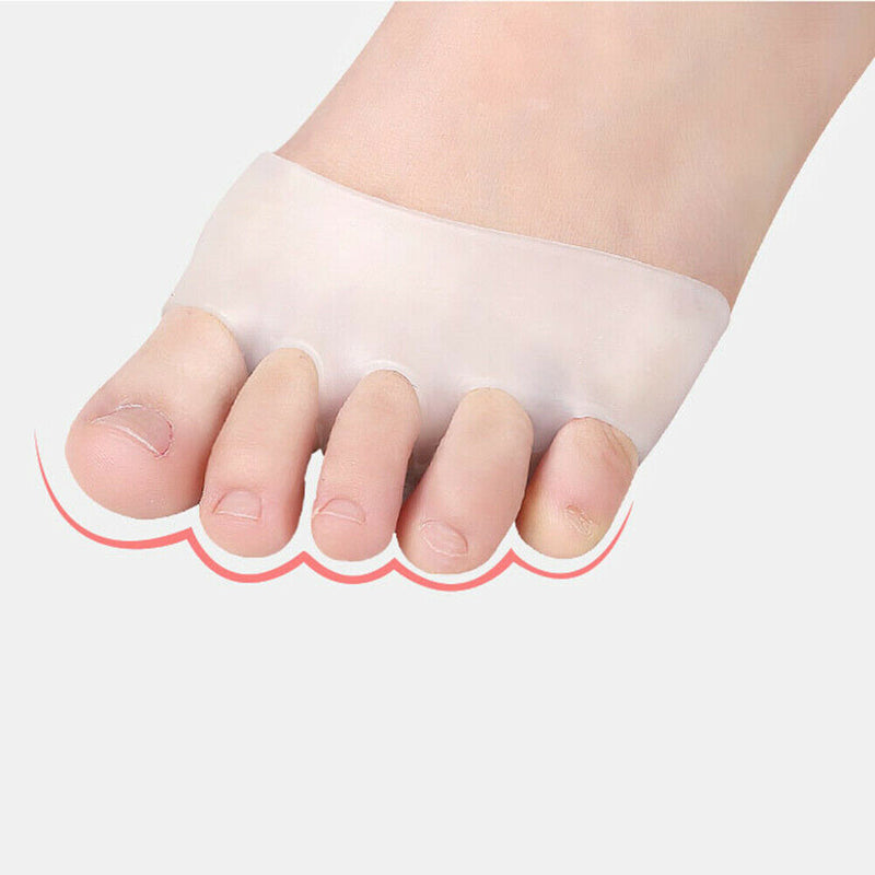 Silicone Gel Insoles Forefoot Pads Pain Relief Toe Separator Foot Insert-Cushion