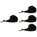 4x Bandana Hat Outdoor Cycling Chef Cap for Men Women Black