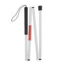 Portable Folding Aluminum Cane- Folding Blind Cane, Foldable Blind Walking