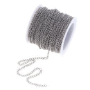Stainless Steel Cable Chain Link Jewelry Making Chians in Bulk for Necklace