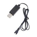 3.7V USB Battery Charger with SM Plug Cable for Jiaqi Remote Control Car - Black