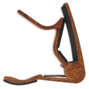 Wood Grain Guitar Capo Quick Change Acoustic Guitar Accessories Trigger Capo Kw