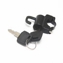 Black Motorcycle Helmet Anti-theft Lock Security for Motorcycle 7/8" 22mm