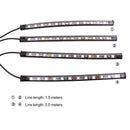4X 12Led Car Charge Interior Accessories Floor Decorative Atmosphere Lamp Lig OZ