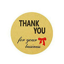 Kraft Paper "Thank You for Your Business" Stickers Scrapbooking for Seal La