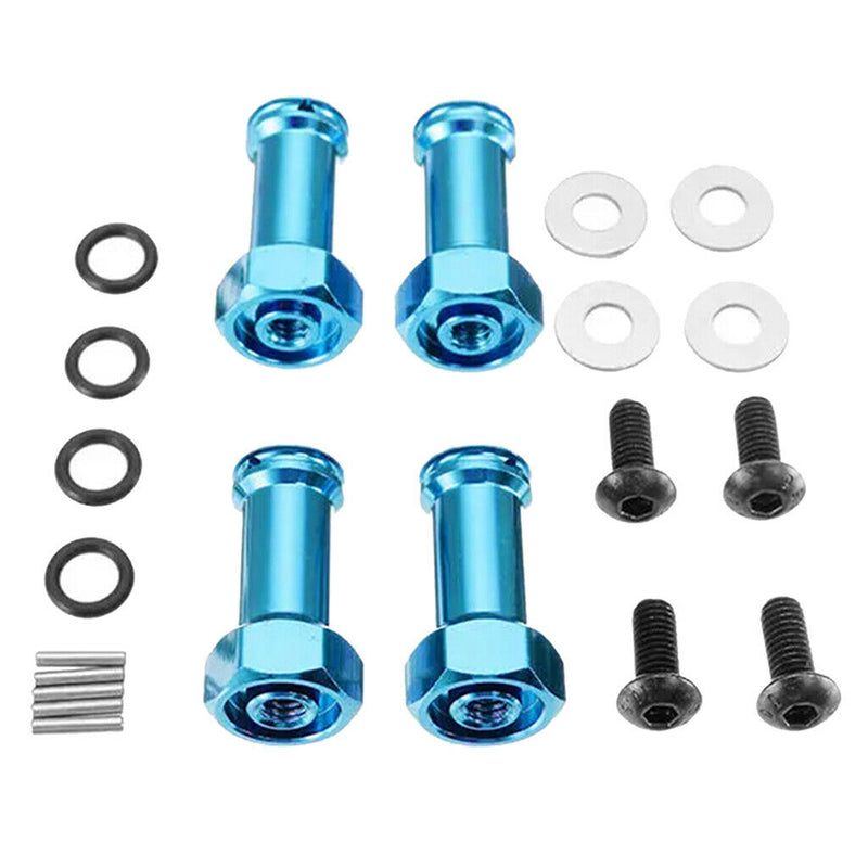 12mm Wheel Hex Hub Extension Adapter for 1/14 Wltoys 144001 Blue