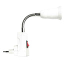 E27 Flexible Extension Lamp Holder Adapter Converter Socket Light Bulb Base