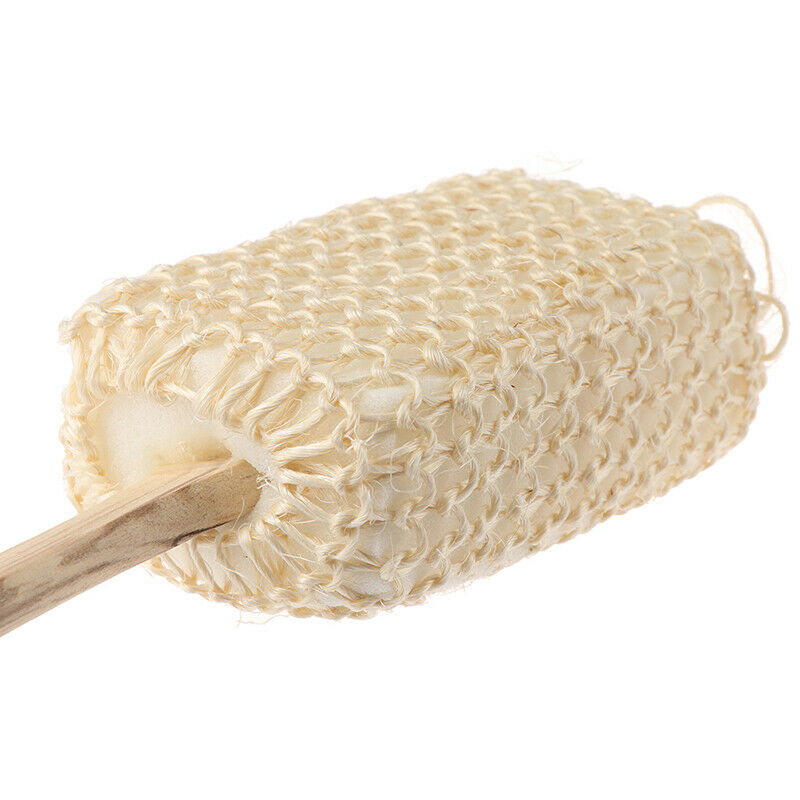 Massage Sponge Scrubber Natural Sisal Bath Shower Brush Portable Backs Brush Hn