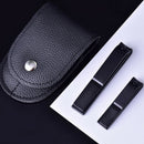 2x black manicure nail clippers pedicure set travel kit stainless steel cutterME