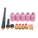 16 PCS Gas Lens Welding Torch Stubby Kit Tool For Tig Wp-9/20/25 Series 0.0 Y5T9