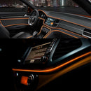 2M 12V Car Vehicle Ambient Interior Orange Cold Light Strip Atmosphere Neon-Lamp