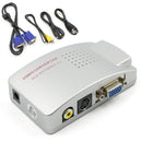 New NTSC PAL VGA to TV AV RCA Signal Adapter Converter Video Box for Laptop  Z