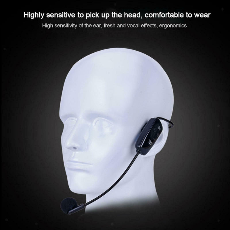 USB Microphone Headset 3.5mm Plug Head Mounted PC Mic Amplifier Loudspeaker