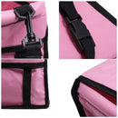 Pet Car Safety Seat Breathable Waterproof Cat Dog Travel Carrier Bag (Pink)