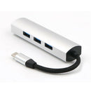 USB~C Type-C to 4 Ports USB 3.0 HUB Converter Adapter Support Windows XP/Vista
