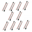 10 Pairs JST SM 2-Pin Male to Female Connector Plug with Wires Cables