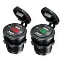 2x 12-24V Dual USB Charger Adapter Socket Car Charger Adapter With touch Switch