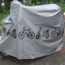 Bike Motorcycle Rain Dust Cover Waterproof Outdoor Scooter Protector Gray A