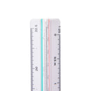 1:20 1:25 1:50 1:75 1:100 1:125 Plastic Triangular Scale Ruler MeasurementTP FT