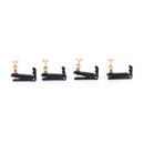 4X Musical Instruments Metal Tone Fine Tuner Adjuster For 4/4 3/4 Violin blaceSE
