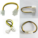 1xCord Adapter ATX Male to 4Pin Female PC CPU Power Supply Extension Cable New