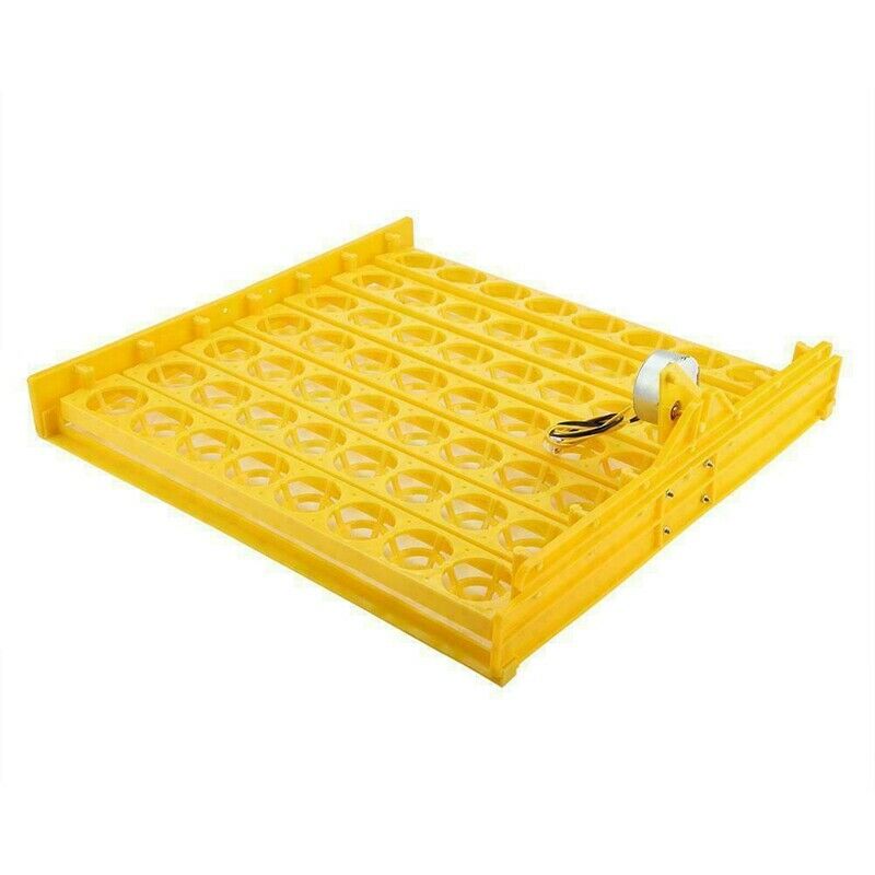 110V Automatic Egg Turner 56 Eggs Incubators Tray Quail Chicken Goose C2I7