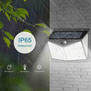 208 LED Solar Power PIR Motion Sensor Wall Light Outdoor Garden Lamp Waterproof
