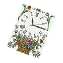 Flower Basket Clock DIY Stamped Cross Stitch Kits DIY Needlework Wedding