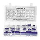 225pcs Rubber O-Ring Car Air Conditioning Gasket Compressor Sealing Ring