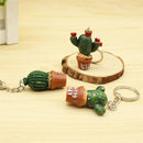 Mini Cactus Key Ring Keychain Keyring Women Bag Charm Pendant Key Chain JR FT