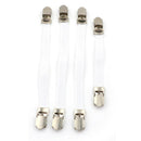 4 Ironing Board Cover Clip Fasteners Tight Fit Elastic Brace Ties Straps Grip FT