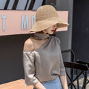 Fashion Lady Straw Hat Women Summer Sun Visor Sunhat Floppy Bucket Cap Fema