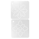 2pcs Plastic Drawing Template Stencil for Quilting Embroidery Sewing Handmade