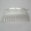20 x Transparent color Plastic Hair Clips Side Combs Pin Barrettes 70X40mm N4E5