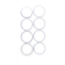 8Pcs Axle Washer Scooter Roller Skate Washer Axis Sleeve Handle Wheel Washer ES