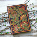 DIY Leaf Special Shaped Diamond Painting 50 Page A5 Sketchbook Drawing Book