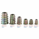 50 Pcs M4/M5/M6/M8/M10 Zinc Alloy Hex Socket Screw Inserts Threaded Insert