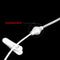 White In Ear Stereo Air Tube Anti-radiation Headset Radiation Proof Hea VNL YRT