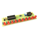DIY Kit NE555+CD4017 Flash 10 LED Light Lamp Water Electronic Suite Kit