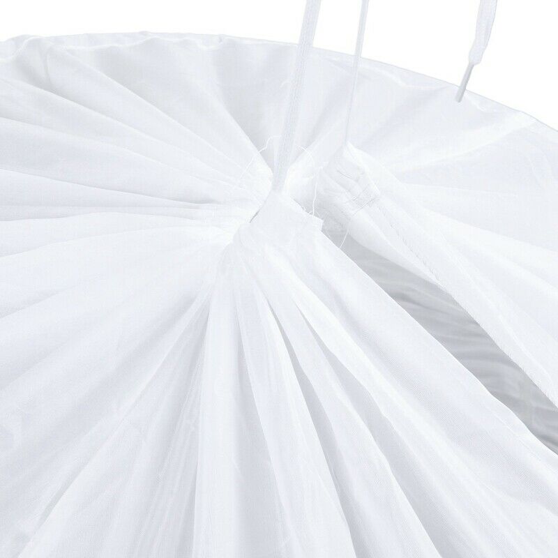 Drawstring Wedding Bridal Petticoat Six Hoops Larges Full White W6L4
