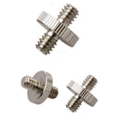 1/4" Male to 1/4" Male Threaded Camera Screw Adapter Holder NEU For Tripod G1B9