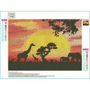 5D DIY Full Drill Diamond Painting Animal Cross Stitch Embroidery Mosaic