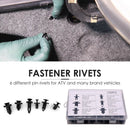 102pcs Nylon Bumper Push Fasteners Rivets Door Trim Panel Fender Side Skirt Clip